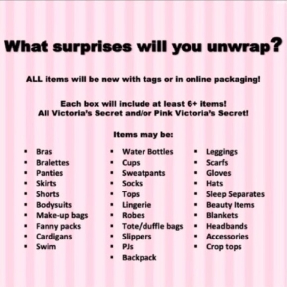 New Victoria’s Secret & VS Pink Mystery Box - Picture 3 of 7